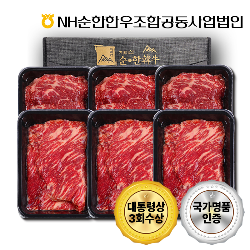 「지리산순한한우」 1등급 이상 실속정육세트 2호